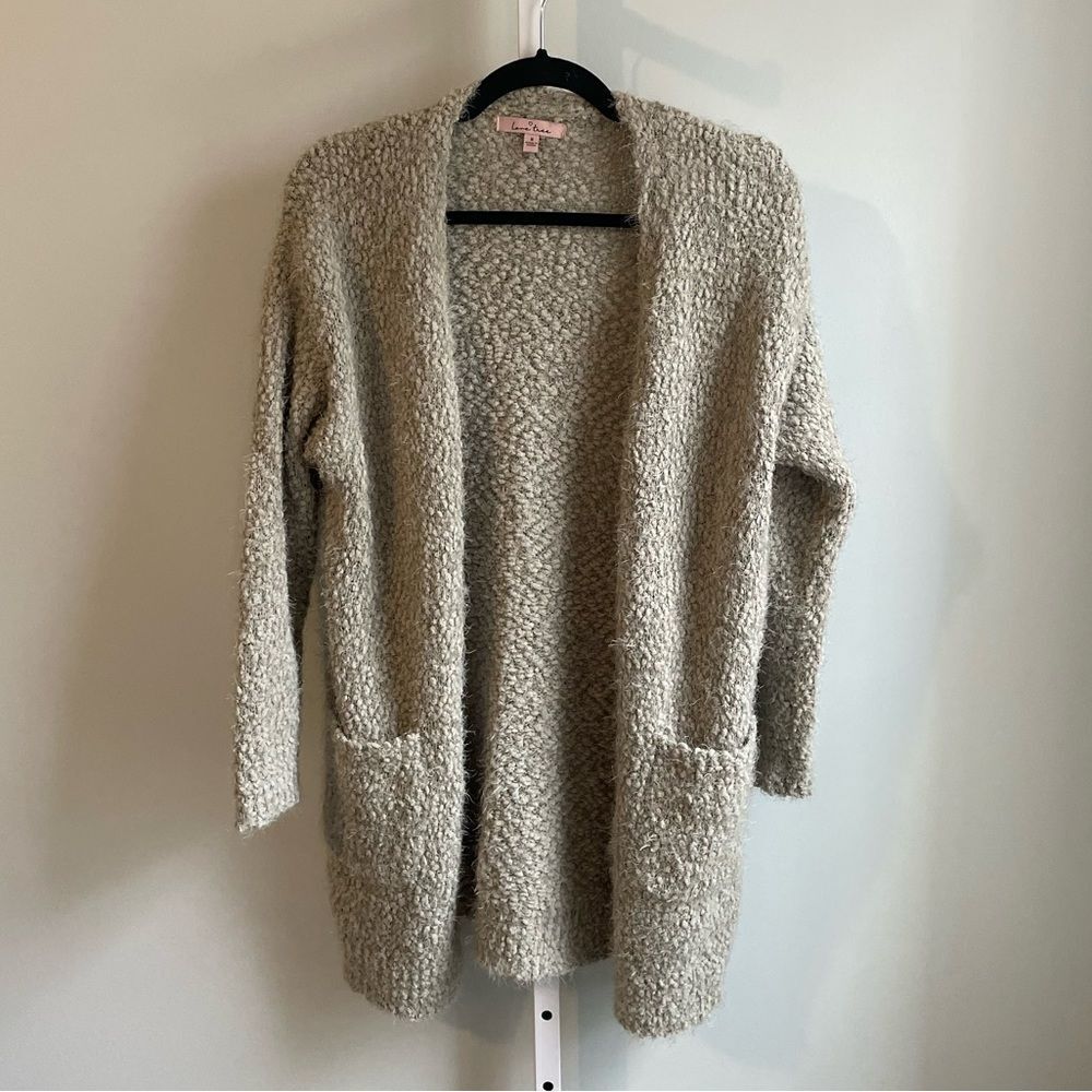 Love Tree Cozy Open Cardigan with Pockets